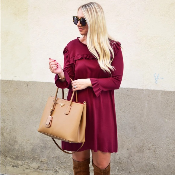 ZARA Gorgeous ruffle dress - Picture 5 of 11